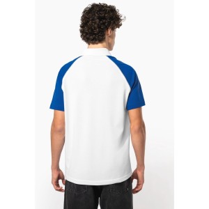 Polo baseball manches courtes
