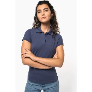 Polo piqué manches courtes femme