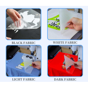 Feuille DTF format A3 imprimée