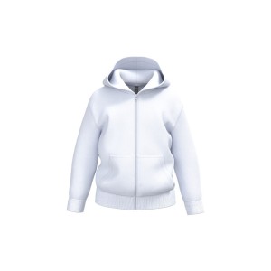 Sweat-shirt recyclé zippé à capuche enfant