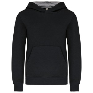 Sweat-shirt capuche contrastée enfant