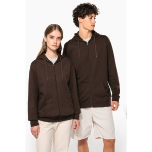 Sweat-shirt zippé capuche unisexe