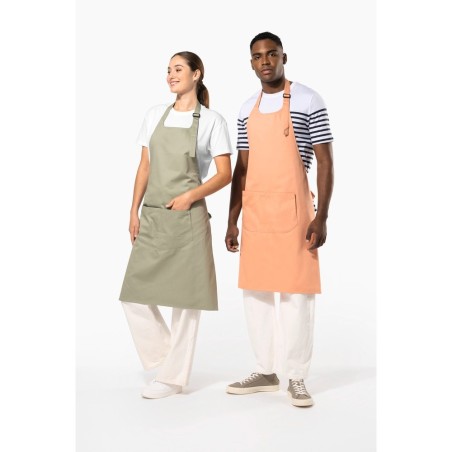 Tablier avec poche en coton Bio