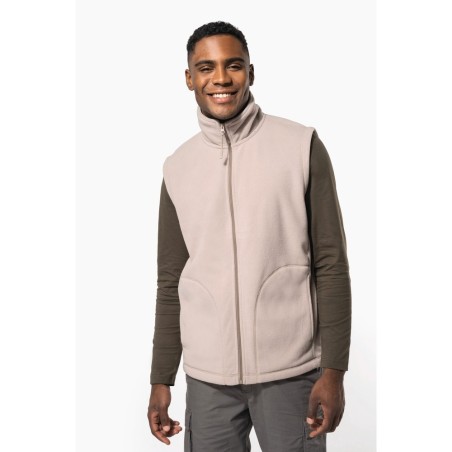 Bodywarmer micropolaire homme