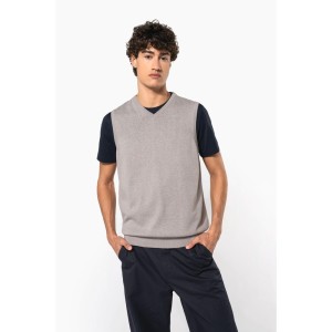 Pull col V sans manches