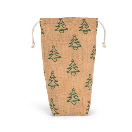 Porte-bouteille avec motifs de Noël