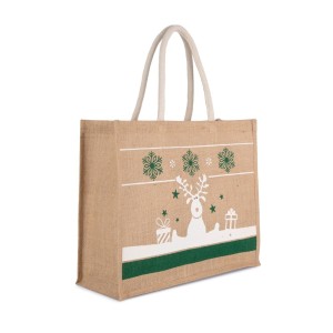Sac shopping avec motifs de Noël