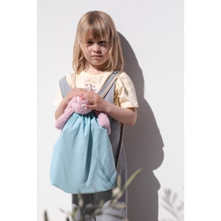 Petit sac à dos recyclé à cordon coulissant - Taille enfant