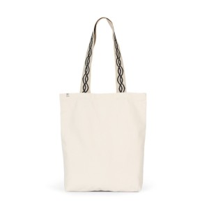Sac shopping recyclé à fond plat