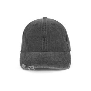 Casquette vintage effet déchiré - 6 panneaux