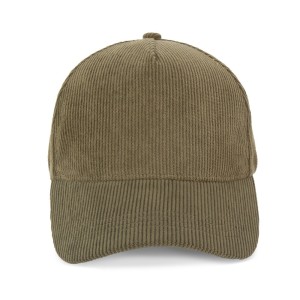 Casquette 5 panneaux en velours