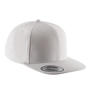 Casquette visière plate - 6 panneaux
