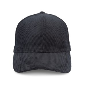 Casquette écoresponsable en velours côtelé 6 panneaux unisexe