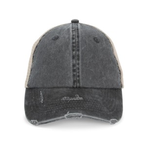 Casquette trucker écoresponsable effet déchiré unisexe