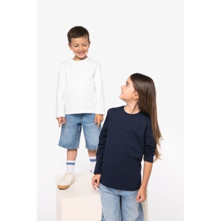T-shirt écoresponsable manches longues enfant