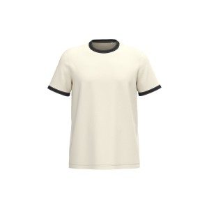 T-shirt ringer écoresponsable à bords contrastés effet délavé homme