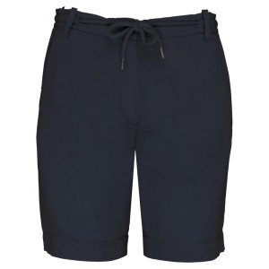 Bermuda en lyocell et lin femme
