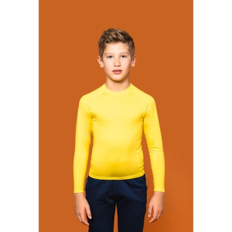T-shirt double peau sport manches longues enfant