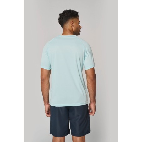 T-shirt de sport à col rond recyclé homme
