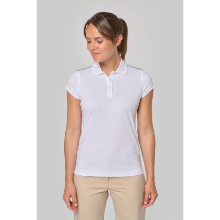 Polo manches courtes femme