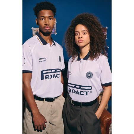 Maillot lifestyle à col polo unisexe