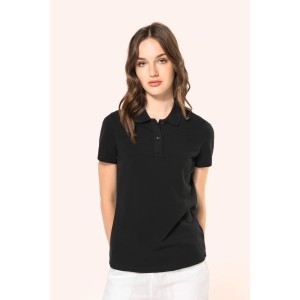Polo Supima® manches courtes femme