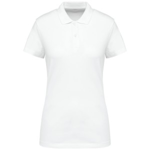 Polo Supima® manches courtes femme