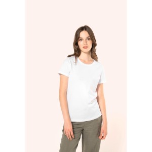 T-shirt Supima® col rond manches courtes femme