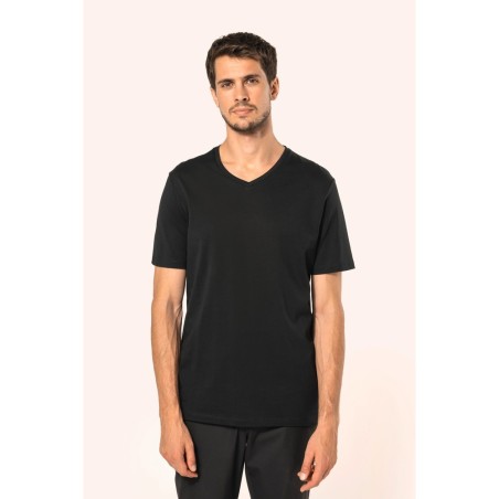 T-shirt Supima® col V manches courtes homme