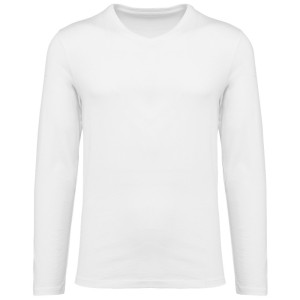 T-shirt Supima® col V manches longues homme