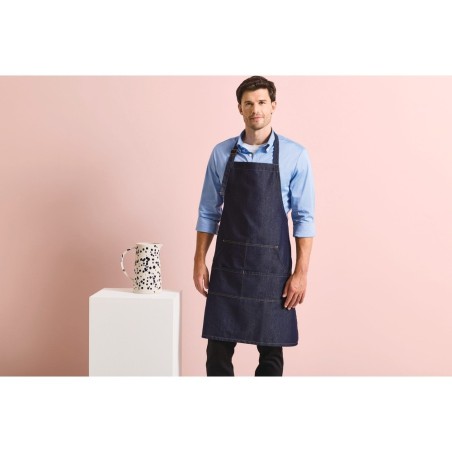 Tablier à bavette "Denim"