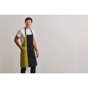 Tablier à bavette bicolore