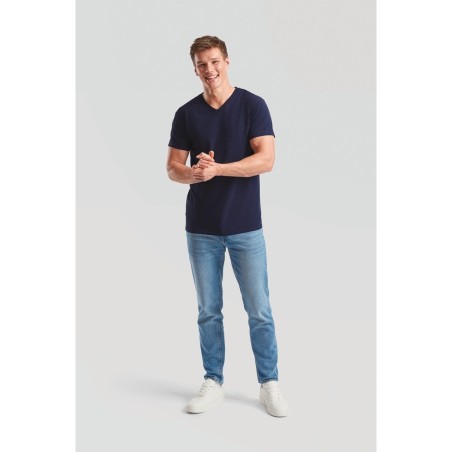 T-shirt homme col v Valueweight (61-066-0)
