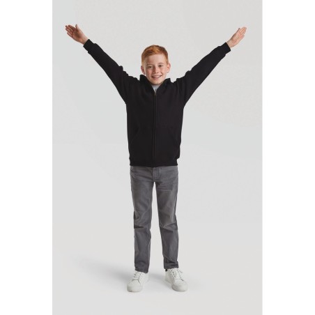 Sweat-shirt enfant zippé capuche Classic (62-045-0)