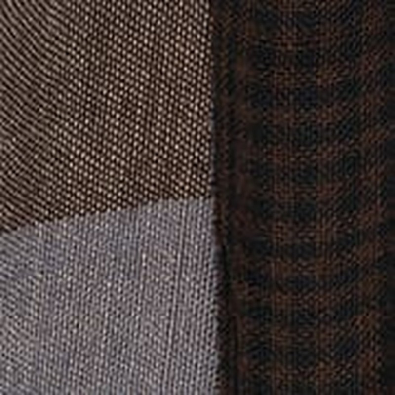 Brown Patchwork / Brown Checkboard