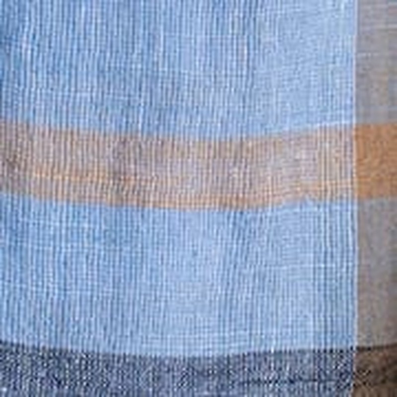 Blue Double Stripes