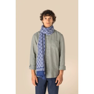 Chèche à motifs floraux unisexe