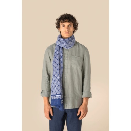 Chèche à motifs floraux unisexe
