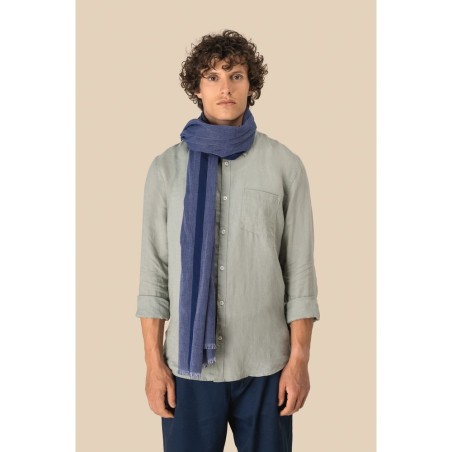 Chèche en chambray unisexe