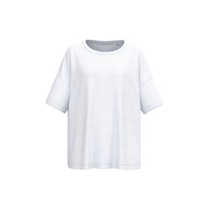 T-shirt écoresponsable slub oversize femme