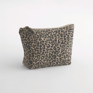 Pochette en toile imprimé léopard