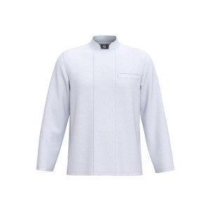 Veste de cuisine écoresponsable et respirante manches longues unisexe