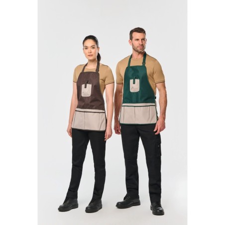 Tablier de jardinier imperméable écoresponsable unisexe
