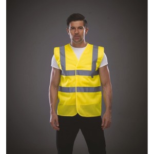 Gilet haute visibilité à maille ajourée recyclée
