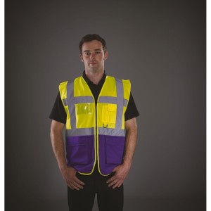 Gilet multifonction haute visibilité
