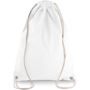 Sac à dos en coton avec cordelettes