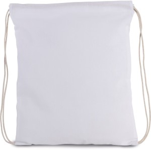 Petit sac à dos en coton bio avec cordelettes