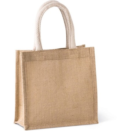 Sac style cabas en toile de jute - petit modèle