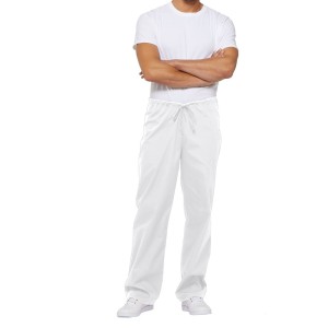 Pantalon à cordon de serrage à taille standard unisexe