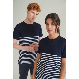 T-shirt breton à manches courtes
